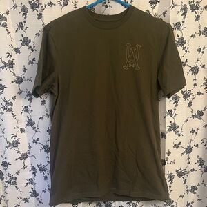 Under Armour Army Green Heat Gear Tee Shirt